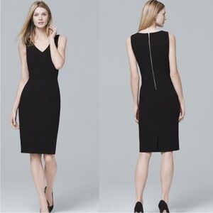 White House Black Market Black Sleeveless Dress BRAND NEW